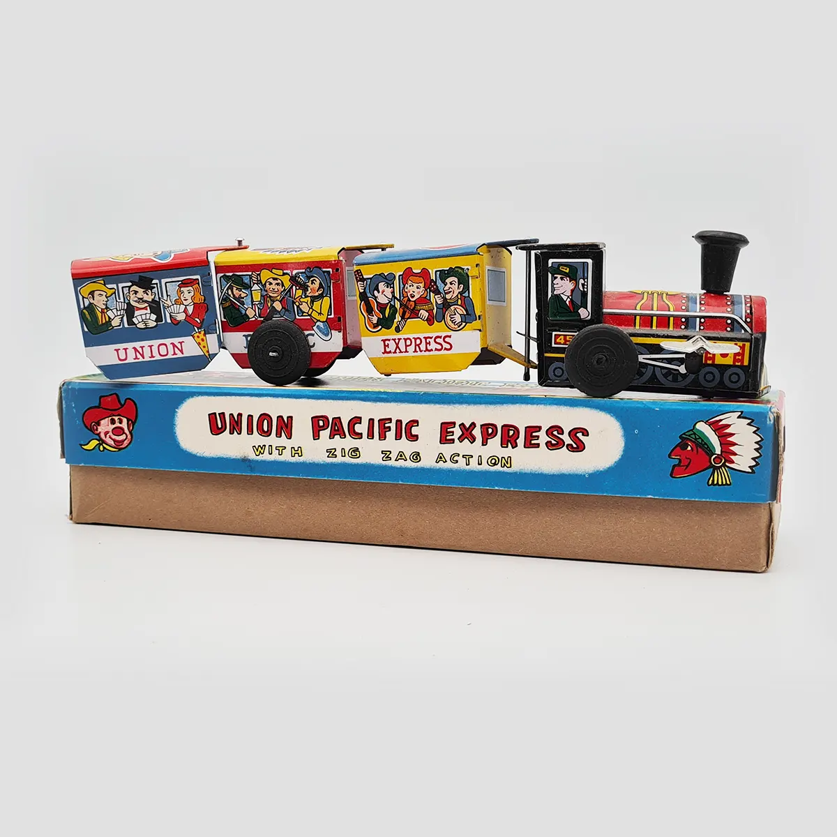 Wind Up Tin Toy Western Express Train