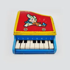 1960s Lithographic Tin Baby Piano