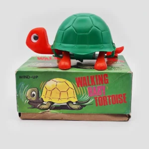 Wind Up Walking Baby Tortoise with Original Box