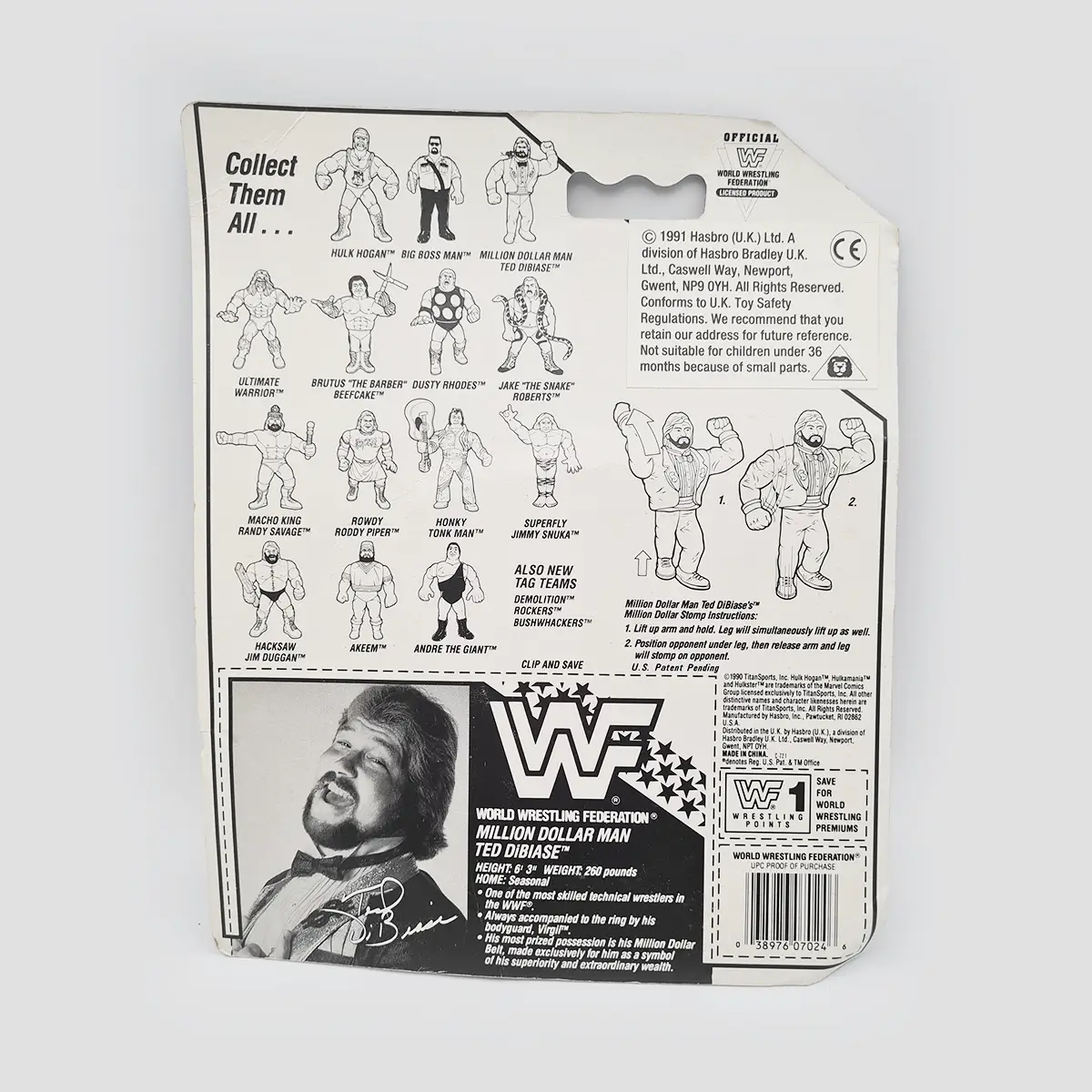 are Hasbro WWF Action Figure- Million Dollar Man Ted DiBiase. 1