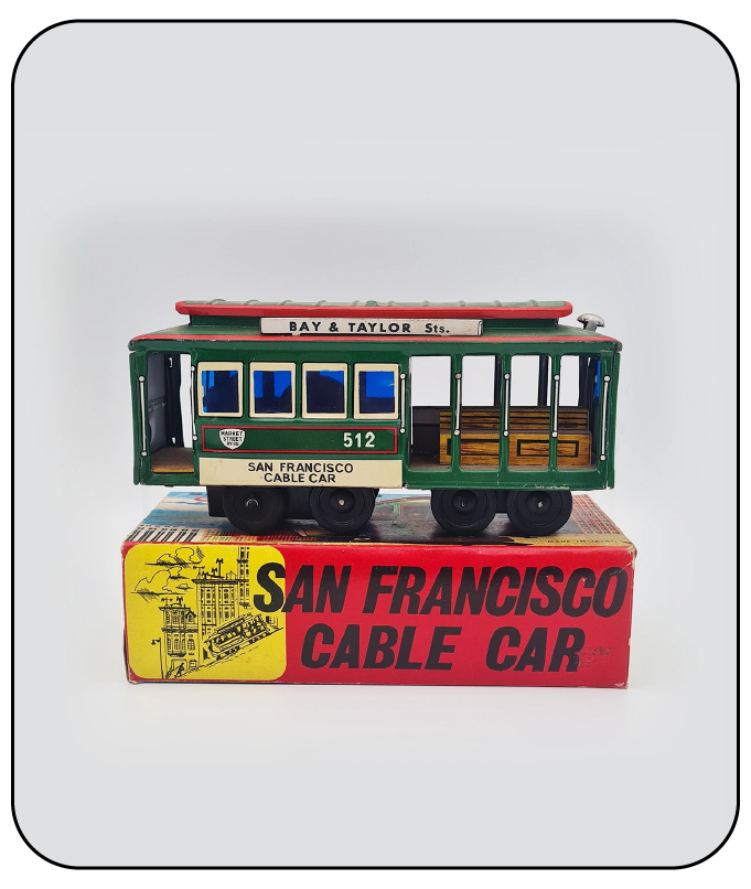Tin Toy
San Francisco Cable Car
Tin Toy Car