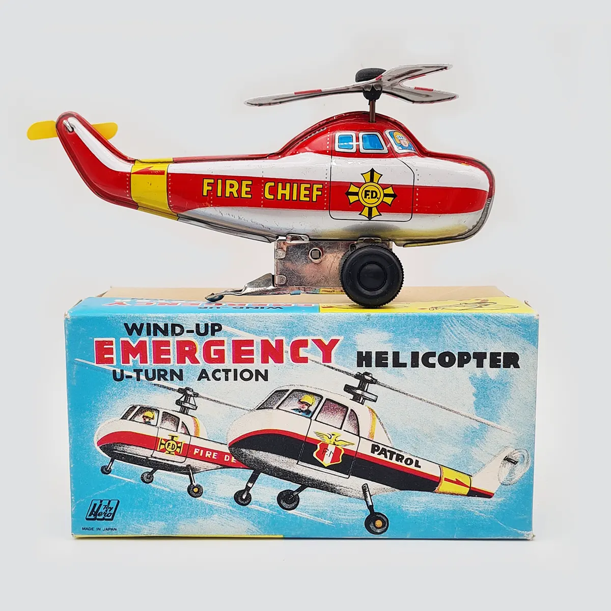 Wind Up Helicopter