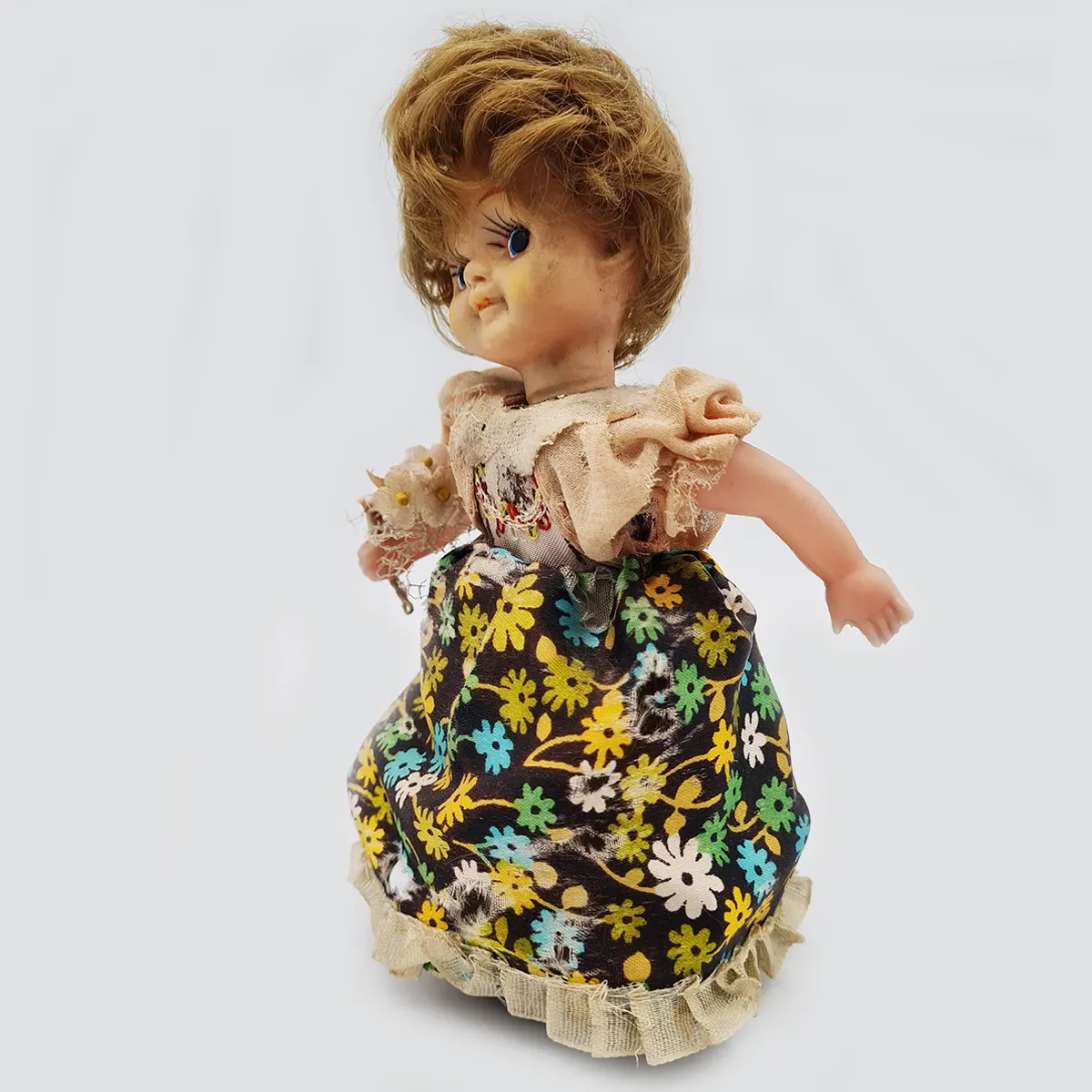 vintage wind up doll 1