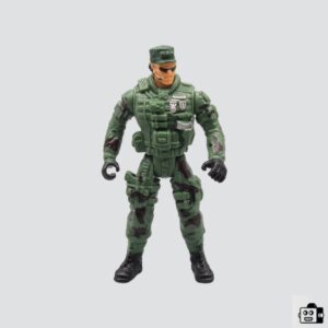 Army Commando Action Figure – Articulated Military Soldier Toy for Collectors & Kids