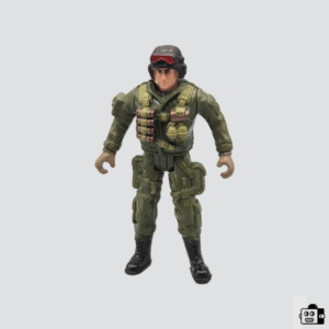 Elite Green Commando Soldier Action Figure – 10 cm