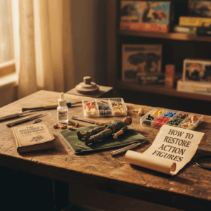 How to restore action figures - vintage collectible toy photography