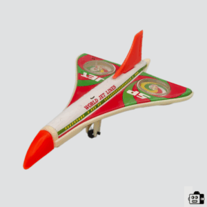 World Jet Lines Friction-Powered Spinner Toy Airplane – Retro Kids Jet