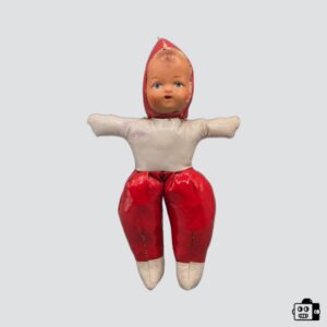 Vintage Painted Face Cloth Doll