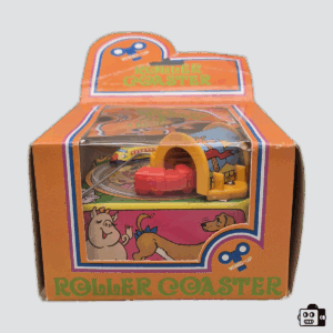 Wind-Up Round-Round Train Roller Coaster Toy