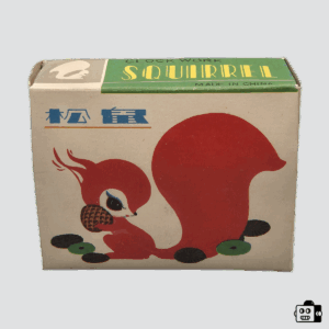 Vintage MS 164 Clockwork Squirrel Toy