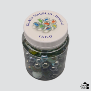 Glass Marbles 1 Kilo Jar
