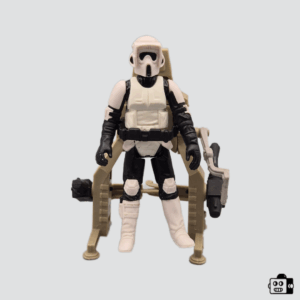 Star Wars Kenner Scout Trooper Action Figure with Speeder Bike Section